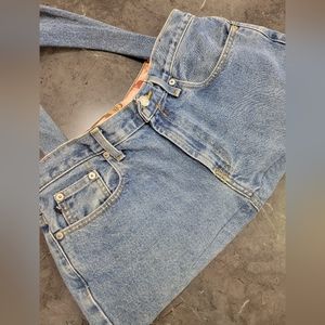 Upcycled Ralph Lauren Polo Denim shoulder bag